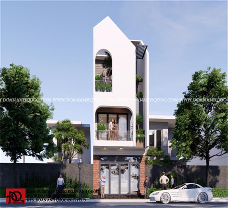 Thiết kế nhà Phan Thiết, Xây nhà trọn gói Phan Thiết, Thi công nhà trọn gói Phan Thiết, Thiết kế Thi công nội thất Phan Thiết Bình Thuận, Công ty Xây dựng Bình Thuận, Thiết kế nhà Bình Thuận, Xây nhà trọn gói Bình Thuận. Thiết kế nhà phố 3 tầng hiện đại 6x18m tại Phan Thiết- MS33